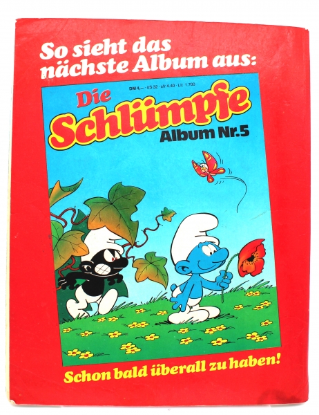 Die Schlümpfe Comic Album Nr. 4: Schlumpfparade von Gevacur